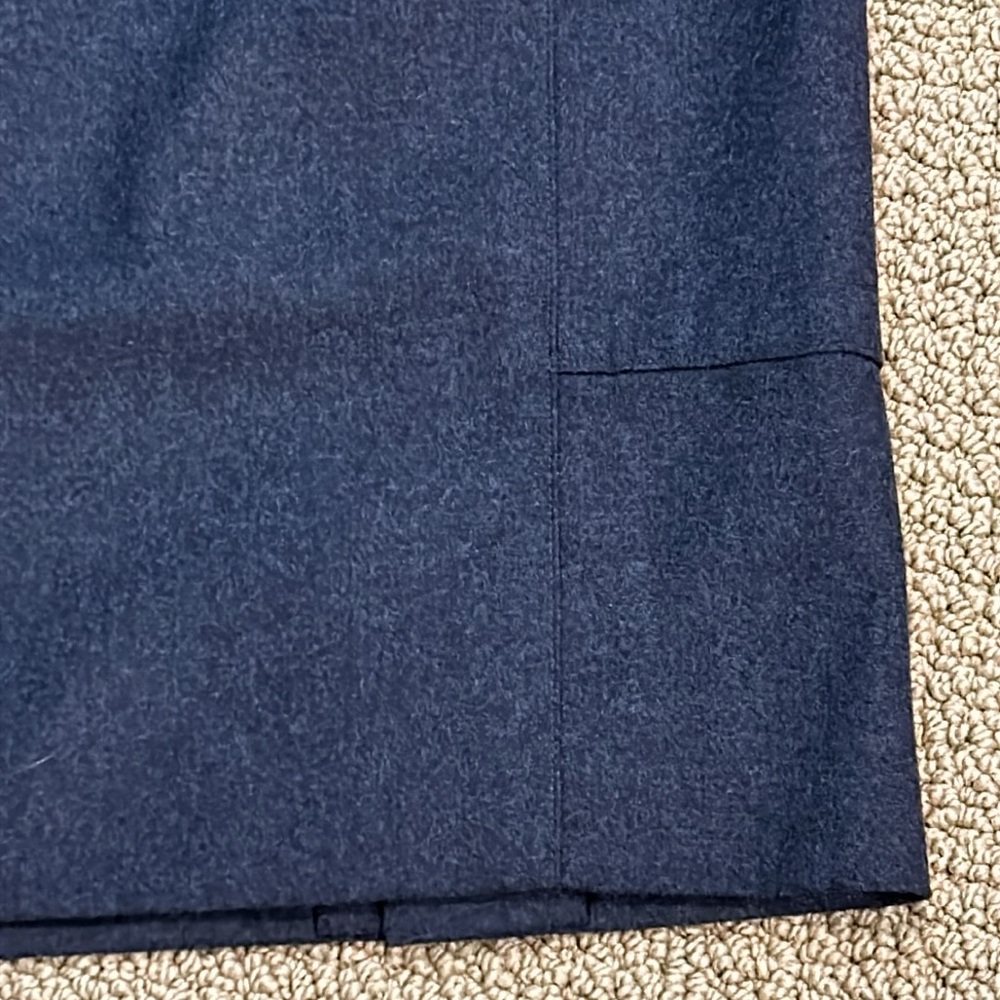 Chado Ralph Rucci Gray Cashmere Pencil Skirt size 10 Office Neutral - Picture 9 of 16
